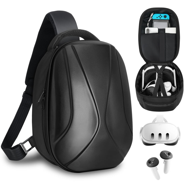 Mochila de Ombro Expansível com Mala Rígida para Meta Quest 3