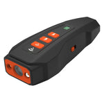 Dispositivo de Treino para Cães com Luz LED Intermitente e Ultrassónico Portátil, Conversão de Frequência, Preto+Laranja, Cinzento Escuro, Cinzento+Laranja