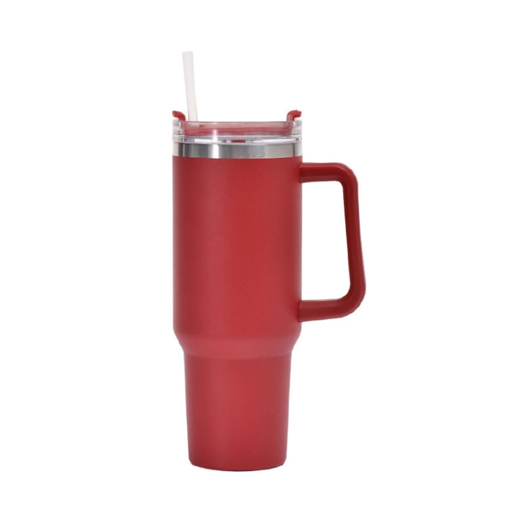 Copo de Carro 40oz, Copo Térmico de Aço Inoxidável com Dupla Camada, Canudo e Alça