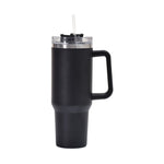 Copo de Carro 40oz, Copo Térmico de Aço Inoxidável com Dupla Camada, Canudo e Alça