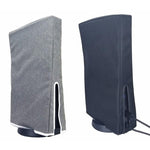 Capa Protetora Anti-Pó para PS5 Slim Disco & Digital, Cinzento Vertical, Preto Vertical, Cinzento Horizontal, Preto Horizontal