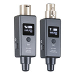 Sistema de Microfone Sem Fios MTU-002 UHF DSP Transmissor e Recetor Mic/Linha Dois Modos