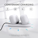 Estação de Carregamento Duplo Magnética BOBOVR para Fita de Cabeça Quest 3 B2 Battery Pack, Estação de Carregamento Duplo