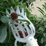 Cesto Grande para Jardim Cabeça Apanhadora de Frutas Ferramenta para Colheita em Altura, Grande 26cm