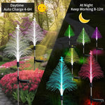 Luz Solar para Árvore de Natal, Iluminação de Ambiente Exterior, Lâmpada Decorativa Resistente à Água para Festival, Estrela Lua Transparente