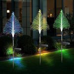 Luz Solar para Árvore de Natal, Iluminação de Ambiente Exterior, Lâmpada Decorativa Resistente à Água para Festival, Estrela Lua Transparente