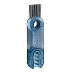 Escova de Limpeza 3 em 1 para Tampa de Copo em Forma de U, Limpador de Ranhuras para Garrafa de Água, Azul B, Verde B
