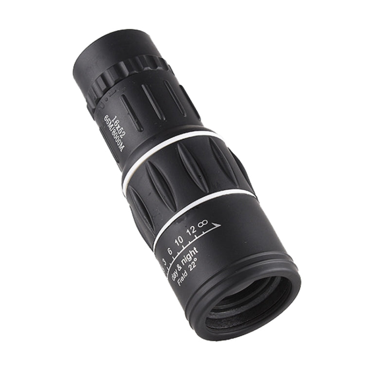 Telescópio Monocular de Observação de Pássaros ao Ar Livre 16x52 de Alta Definição, Prisma 16x52, Filme Verde 16x52, 16x52 sem Bolsa, 16x52 com Clipe+Tripé