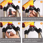 Para AirTag 2ª Geração / AirTag 1ª Geração Suporte Oculto para Bicicleta Suporte GPS Antirroubo para Garfo Frontal da Bicicleta, Estilo 1, Estilo 2