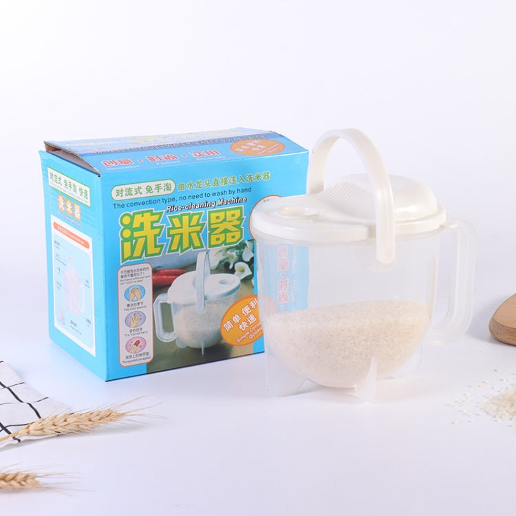 Peneira para lavar arroz para cozinha doméstica, lavador de arroz de plástico por convecção