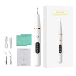 Escalador Dentário Elétrico Ultrassónico para Limpeza de Placa e Remoção de Tártaro com Luz LED, Pacote A, Pacote B, Pacote A com Acessórios, Pacote B com Acessórios