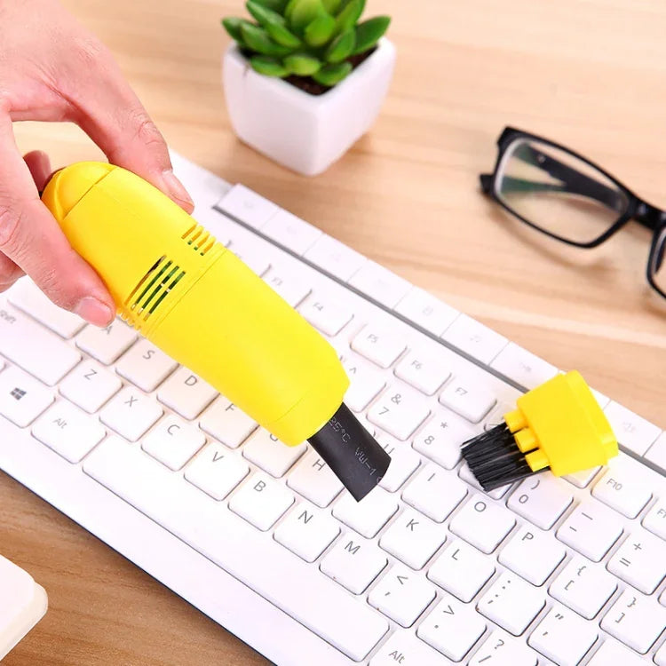 Escova de Limpeza para Teclado com Interface Mini USB, Removedor de Pó Portátil para Computador