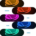 Tira de Luz LED Neon Flexível de Silicone 2m 5V USB, USB (Rosa), USB (Cor Quente), USB (Azul)