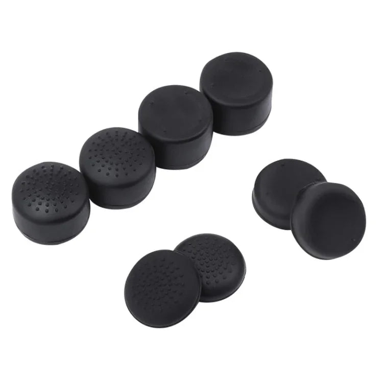 Conjunto de 8 peças de tampas de silicone para joystick PS5 / PS4, capa protetora para gamepad