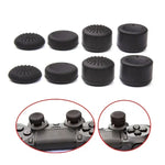 Conjunto de 8 peças de tampas de silicone para joystick PS5 / PS4, capa protetora para gamepad