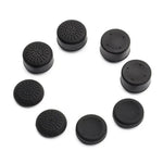 Conjunto de 8 peças de tampas de silicone para joystick PS5 / PS4, capa protetora para gamepad