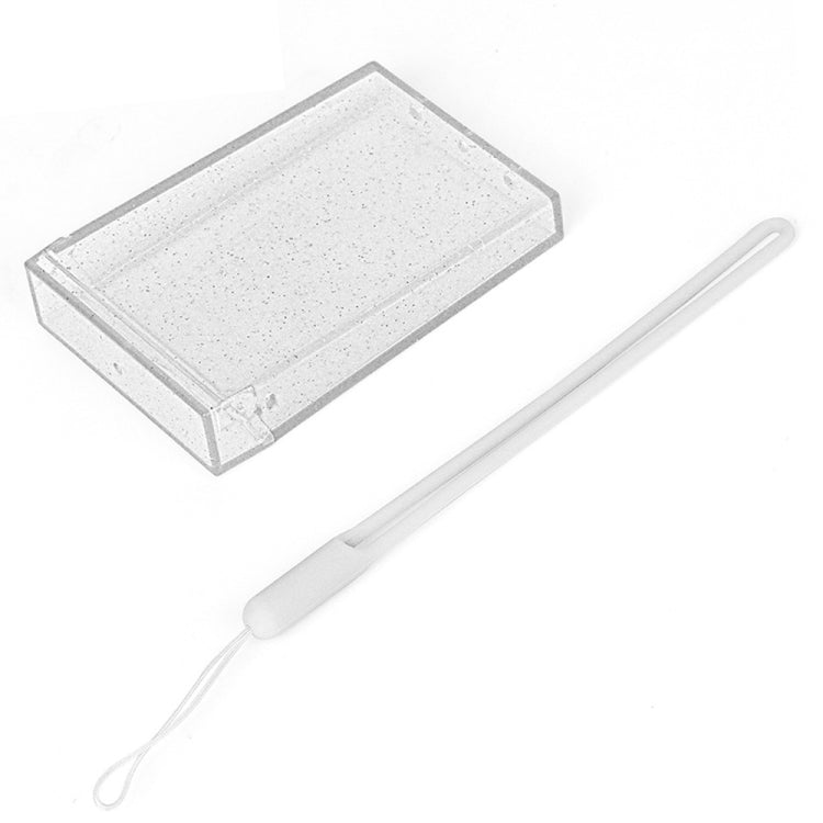 Caixa de fotos com glitter para gelado de 3 polegadas, caixa de armazenamento para cartões fotográficos de celebridades para Polaroids, transparente, rosa, roxo, azul, verde