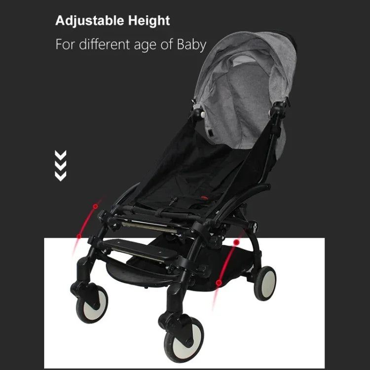 Acessórios para Carrinho de Bebé, Descanso de Pé Ajustável para Pedal, Tabuleiro para Cadeira Alta