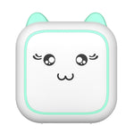 Impressora Térmica Fotográfica Bluetooth Portátil Mini M5 Cartoon, Azul, Rosa