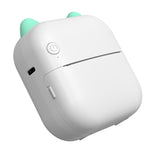 Impressora Térmica Fotográfica Bluetooth Portátil Mini M5 Cartoon, Azul, Rosa