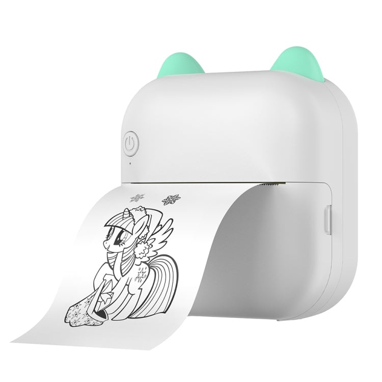 Impressora Térmica Fotográfica Bluetooth Portátil Mini M5 Cartoon, Azul, Rosa