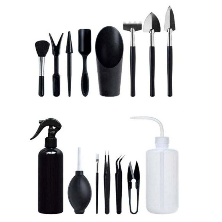 Conjunto de Ferramentas para Jardinagem de Plantas Suculentas Kits Horticulturais para Cultivo Interior e Remoção de Vasos, 5pcs /Conjunto, 8pcs /Conjunto, 13pcs /Conjunto, 15pcs /Conjunto, 16pcs /Conjunto