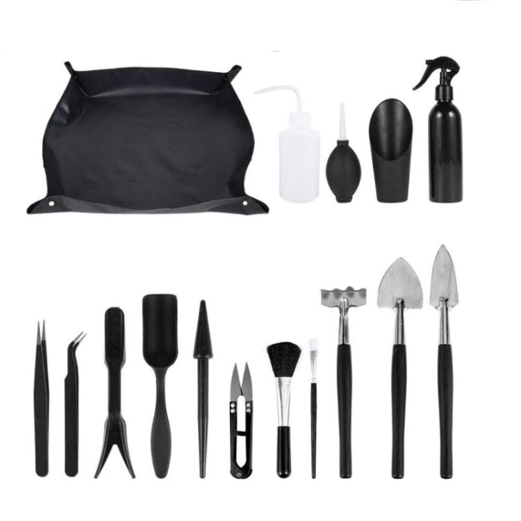 Conjunto de Ferramentas para Jardinagem de Plantas Suculentas Kits Horticulturais para Cultivo Interior e Remoção de Vasos, 5pcs /Conjunto, 8pcs /Conjunto, 13pcs /Conjunto, 15pcs /Conjunto, 16pcs /Conjunto