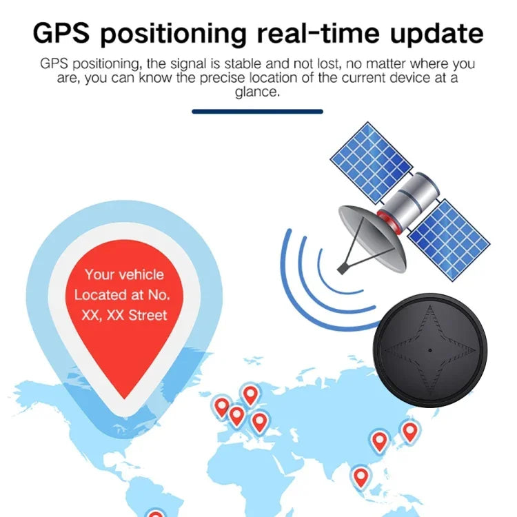 Localizador Magnético Forte GPS Sem Fios 2G para Animais de Estimação/Idosos/Crianças, PG12