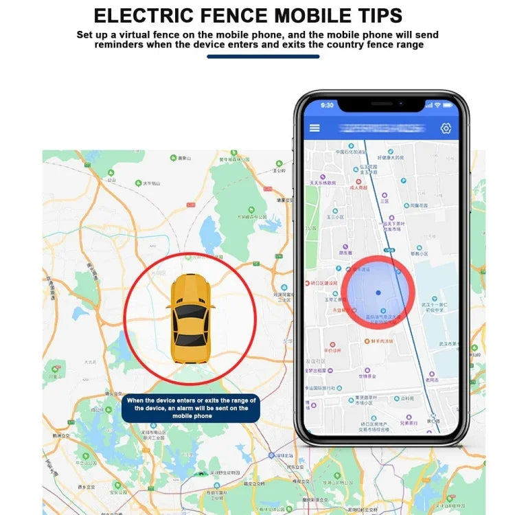 Localizador Magnético Forte GPS Sem Fios 2G para Animais de Estimação/Idosos/Crianças, PG12