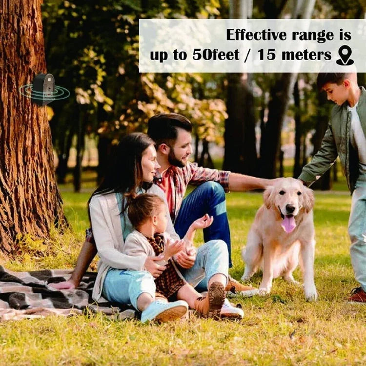 Treinador Portátil para Animais com Ecrã Digital Exterior e Ultrassónico Ajustável para Parar Latidos, CSB-21