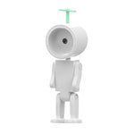 Mini Astronauta Luz Noturna LED Magnética Ornamentos de Blocos de Construção para Secretária Candeeiro de Mesa, Redondo Branco, Redondo Rosa, Redondo Azul, Redondo Verde, Quadrado Branco, Quadrado Rosa, Quadrado Azul, Quadrado Verde