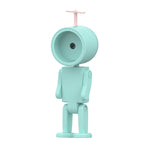 Mini Astronauta Luz Noturna LED Magnética Ornamentos de Blocos de Construção para Secretária Candeeiro de Mesa, Redondo Branco, Redondo Rosa, Redondo Azul, Redondo Verde, Quadrado Branco, Quadrado Rosa, Quadrado Azul, Quadrado Verde