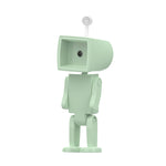Mini Astronauta Luz Noturna LED Magnética Ornamentos de Blocos de Construção para Secretária Candeeiro de Mesa, Redondo Branco, Redondo Rosa, Redondo Azul, Redondo Verde, Quadrado Branco, Quadrado Rosa, Quadrado Azul, Quadrado Verde