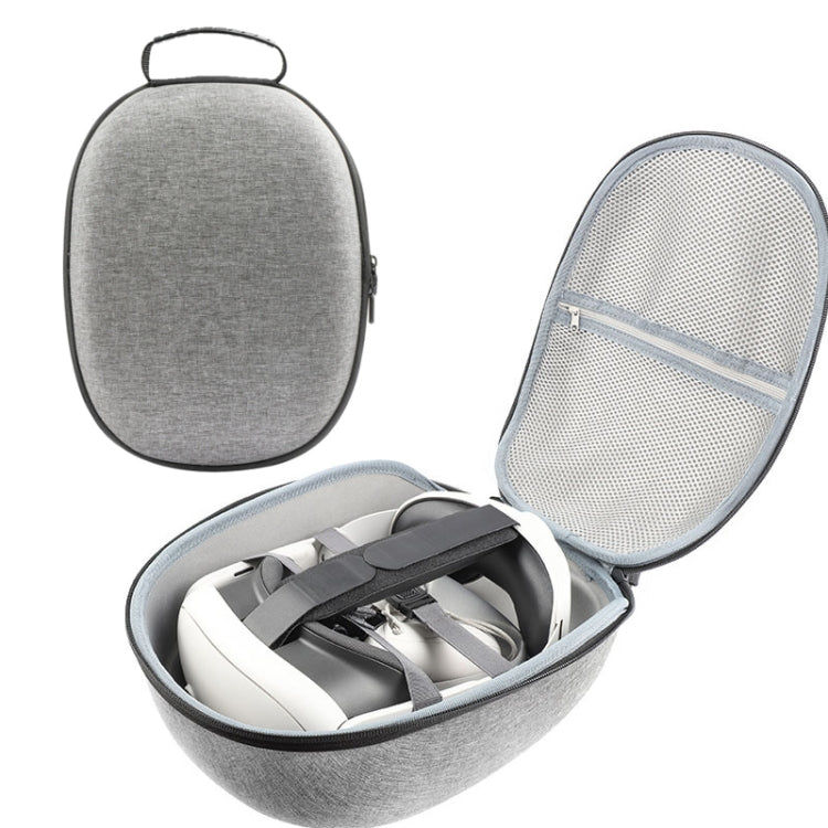 Bolsa de Armazenamento EVA Rígida para Meta Quest 3 VR, Cinzenta