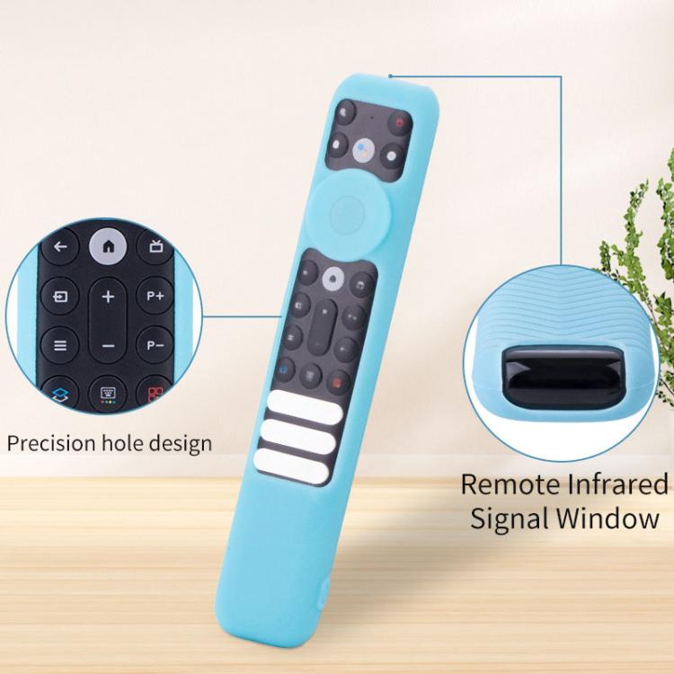 Capa Protetora para Comando TCL RC902V FMR1/FAR2/FMR4, Capas Universais de Silicone Antichoque, 20,9 x 4,3 x 1,7cm