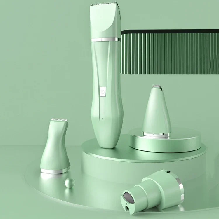 Aparador Elétrico Multifuncional para Pelos de Gato e Cão, 2-em-1 Verde, 2-em-1 Branco, 3-em-1 Verde, 3-em-1 Branco, 4-em-1 Verde, 4-em-1 Branco