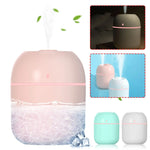 Humidificador de Ar para Carro e Casa com Plug USB, Purificador de Ar com Gota de Água, Pulverizador de Grande Capacidade