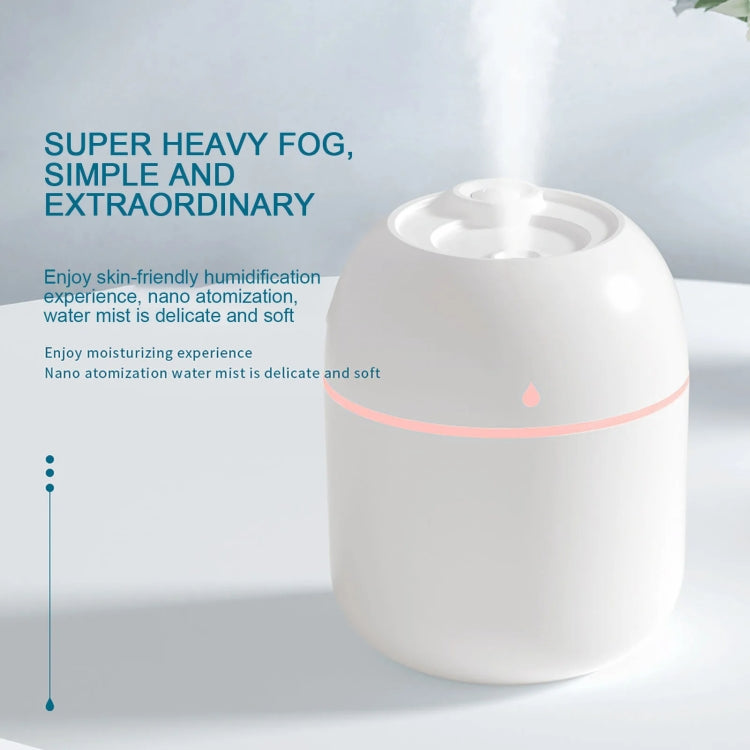 Humidificador de Ar para Carro e Casa com Plug USB, Purificador de Ar com Gota de Água, Pulverizador de Grande Capacidade
