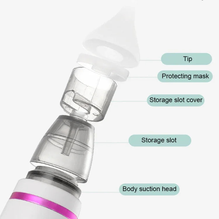 Aspirador Nasal Elétrico para Bebé com Carregamento USB para Limpeza de Muco