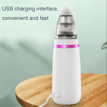 Aspirador Nasal Elétrico para Bebé com Carregamento USB para Limpeza de Muco