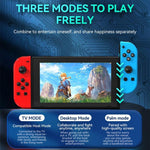 Comando de Jogo JOY-02 com Pegas Esquerda e Direita, Luzes RGB, Bluetooth para Switch / Switch OLED / Switch Pro / Switch Lite / Switch Joycon, Preto, Cinzento