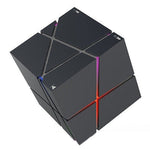 Qone Cube Altifalante Bluetooth Inteligente com Controlo de Voz AI, Luz RGB, Áudio Sem Fios Mini, Controlo de Voz AI (Azul), Controlo de Voz AI (Rosa), Controlo de Voz AI (Preto), Controlo de Voz AI (Branco)