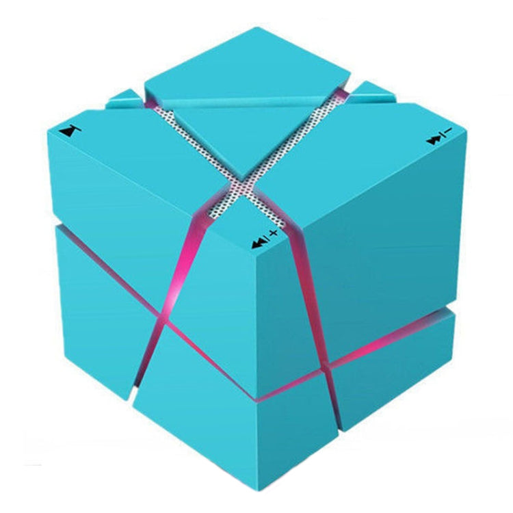 Qone Cube Altifalante Bluetooth Inteligente com Controlo de Voz AI, Luz RGB, Áudio Sem Fios Mini, Controlo de Voz AI (Azul), Controlo de Voz AI (Rosa), Controlo de Voz AI (Preto), Controlo de Voz AI (Branco)