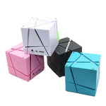 Qone Cube Altifalante Bluetooth Inteligente com Controlo de Voz AI, Luz RGB, Áudio Sem Fios Mini, Controlo de Voz AI (Azul), Controlo de Voz AI (Rosa), Controlo de Voz AI (Preto), Controlo de Voz AI (Branco)