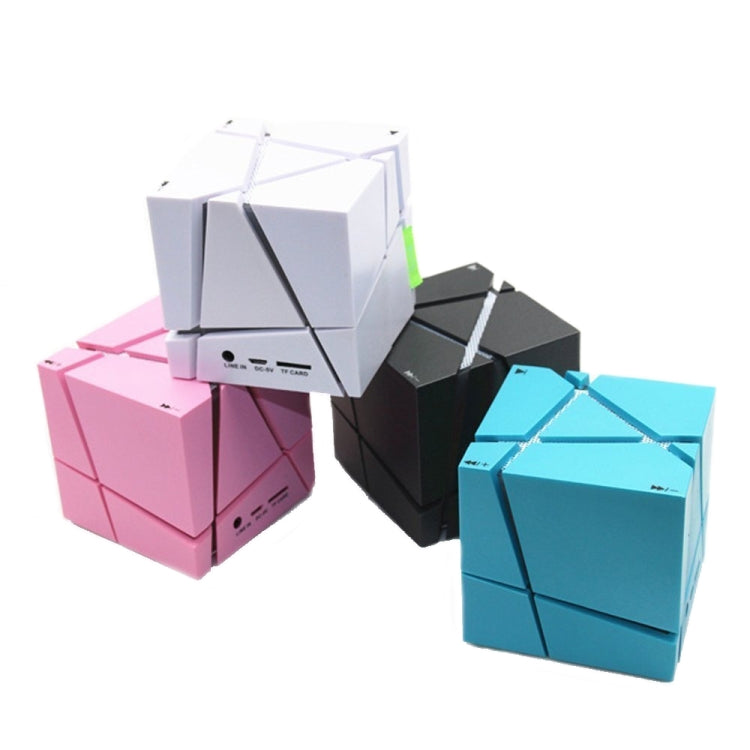 Qone Cube Altifalante Bluetooth Inteligente com Controlo de Voz AI, Luz RGB, Áudio Sem Fios Mini, Controlo de Voz AI (Azul), Controlo de Voz AI (Rosa), Controlo de Voz AI (Preto), Controlo de Voz AI (Branco)