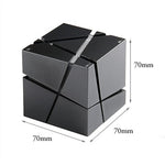 Qone Cube Altifalante Bluetooth Inteligente com Controlo de Voz AI, Luz RGB, Áudio Sem Fios Mini, Controlo de Voz AI (Azul), Controlo de Voz AI (Rosa), Controlo de Voz AI (Preto), Controlo de Voz AI (Branco)