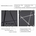 Qone Cube Altifalante Bluetooth Inteligente com Controlo de Voz AI, Luz RGB, Áudio Sem Fios Mini, Controlo de Voz AI (Azul), Controlo de Voz AI (Rosa), Controlo de Voz AI (Preto), Controlo de Voz AI (Branco)