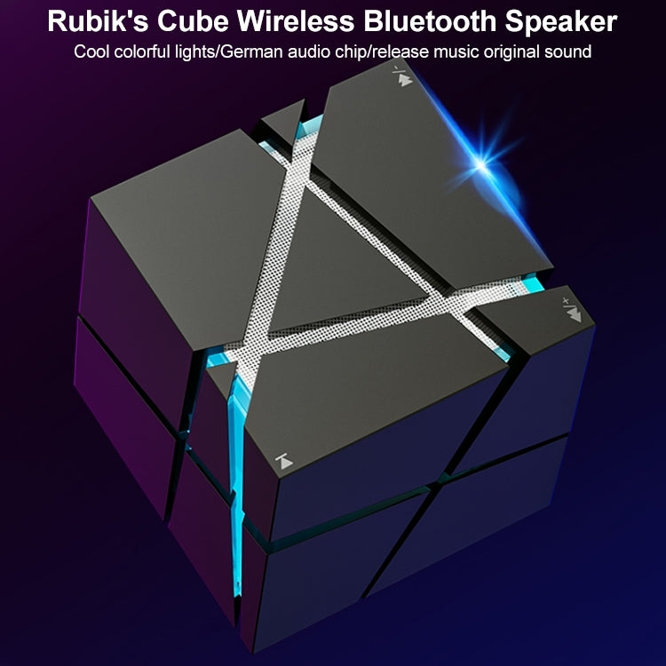 Qone Cube Altifalante Bluetooth Inteligente com Controlo de Voz AI, Luz RGB, Áudio Sem Fios Mini, Controlo de Voz AI (Azul), Controlo de Voz AI (Rosa), Controlo de Voz AI (Preto), Controlo de Voz AI (Branco)