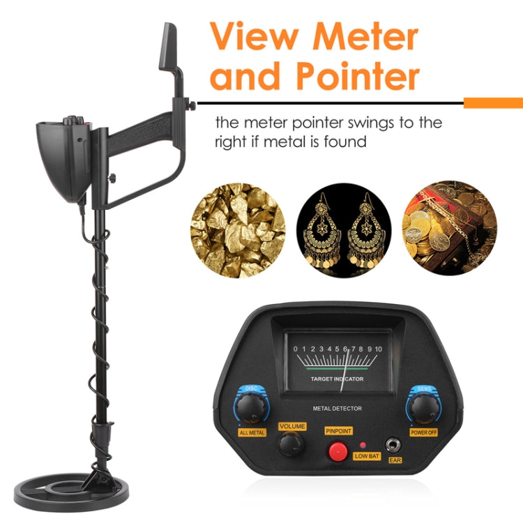Equipamento de Detecção Metálica Subterrânea para Posicionamento Preciso e Detecção ao Ar Livre, MD4080 Preto, MD4080 Amarelo