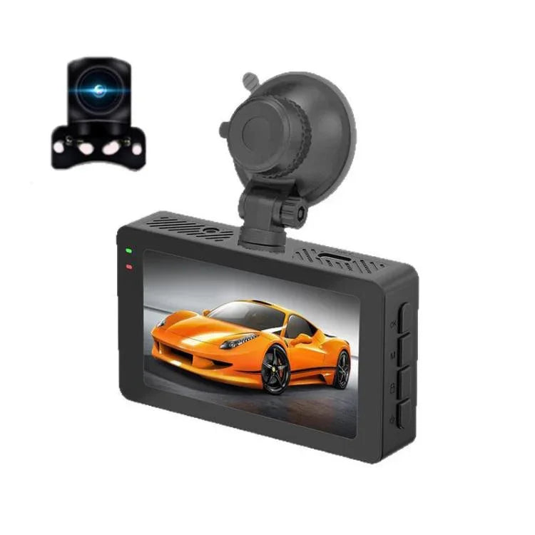 Gravador de Condução WiFi com Dupla Lente Frontal de 3 Polegadas 4K + Traseira 2K HD, A5